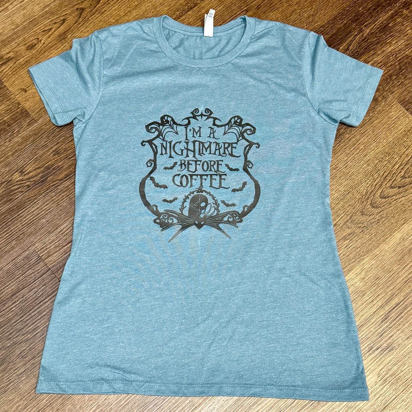 Nightmare Before Coffee Ladies T-Shirt
