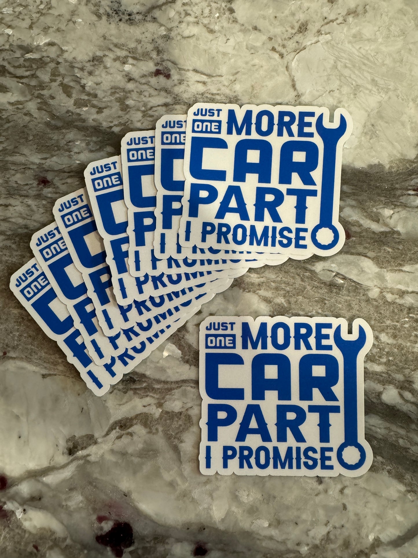 One More Car Part Sticker