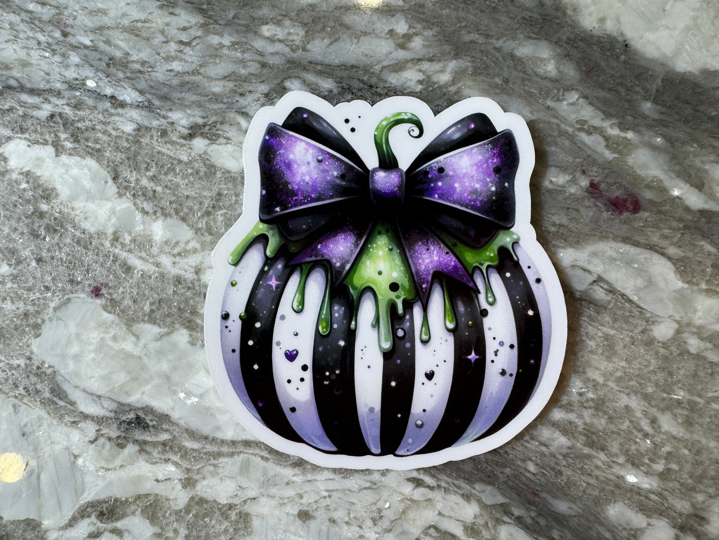 Beetlejuice Pumpkin Sticker