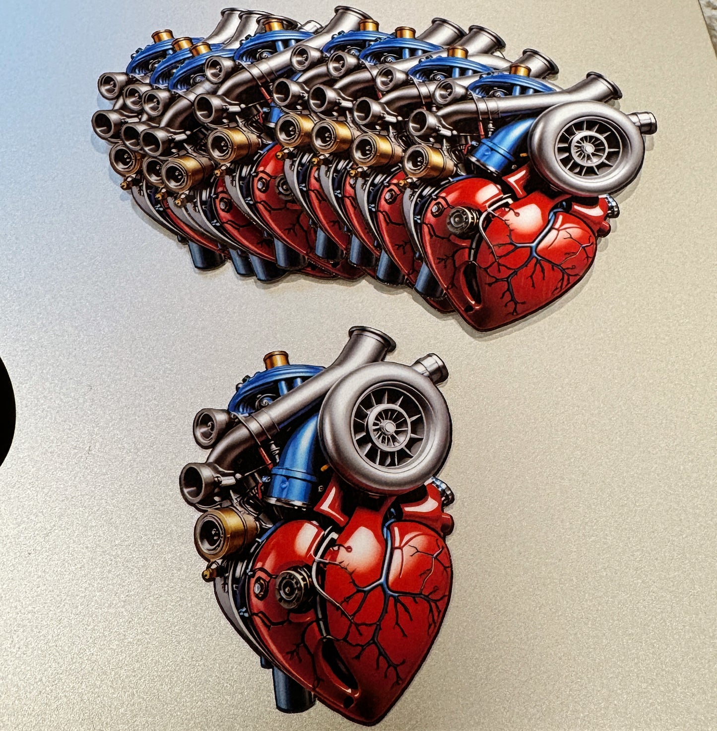 Turbo Heart Sticker