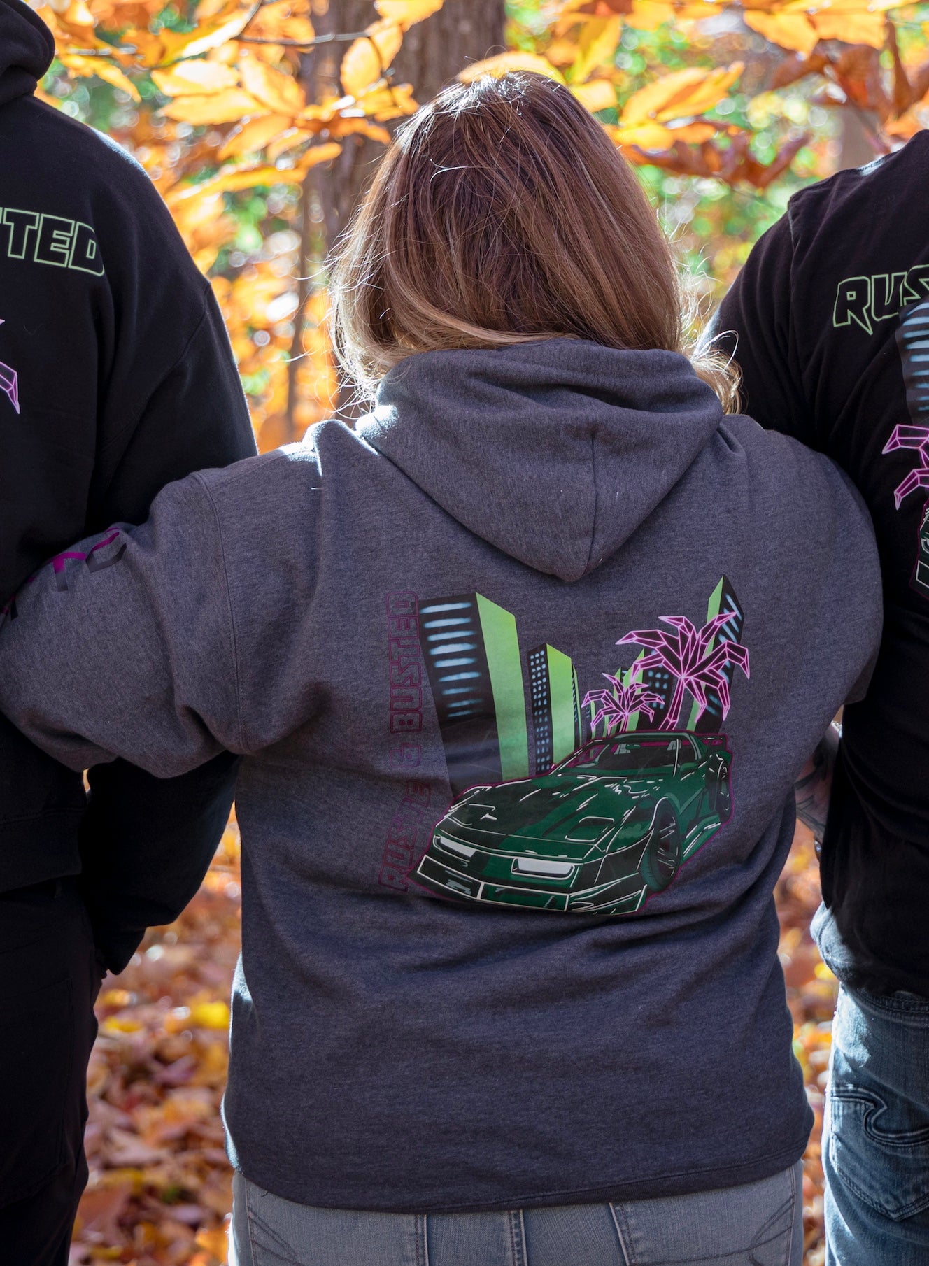 Rusted & Busted Retro Hoodie