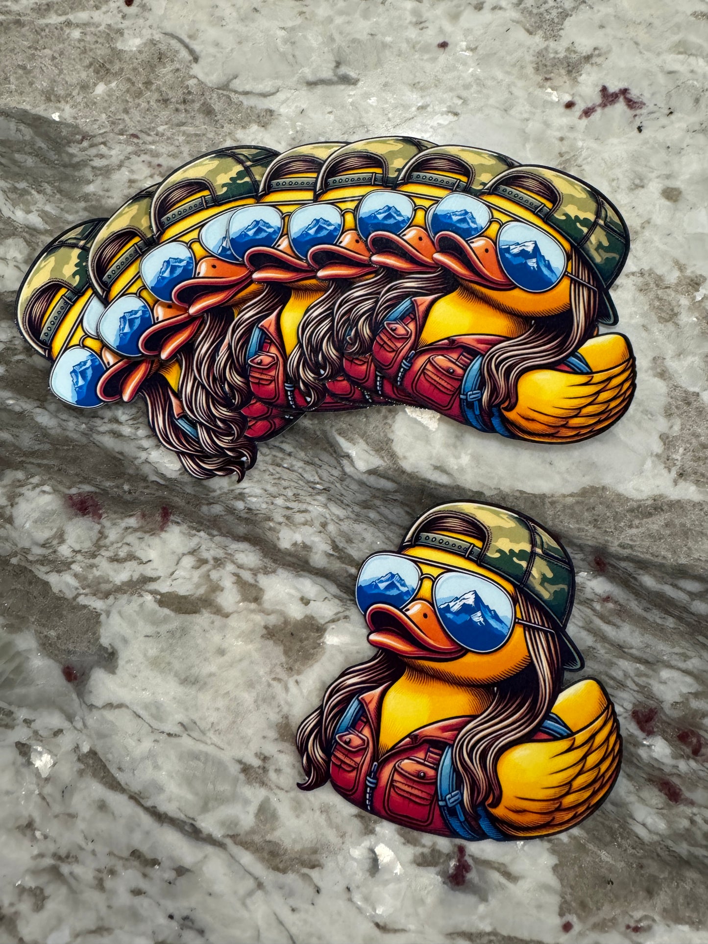 Country Chick Rubber Ducky Sticker