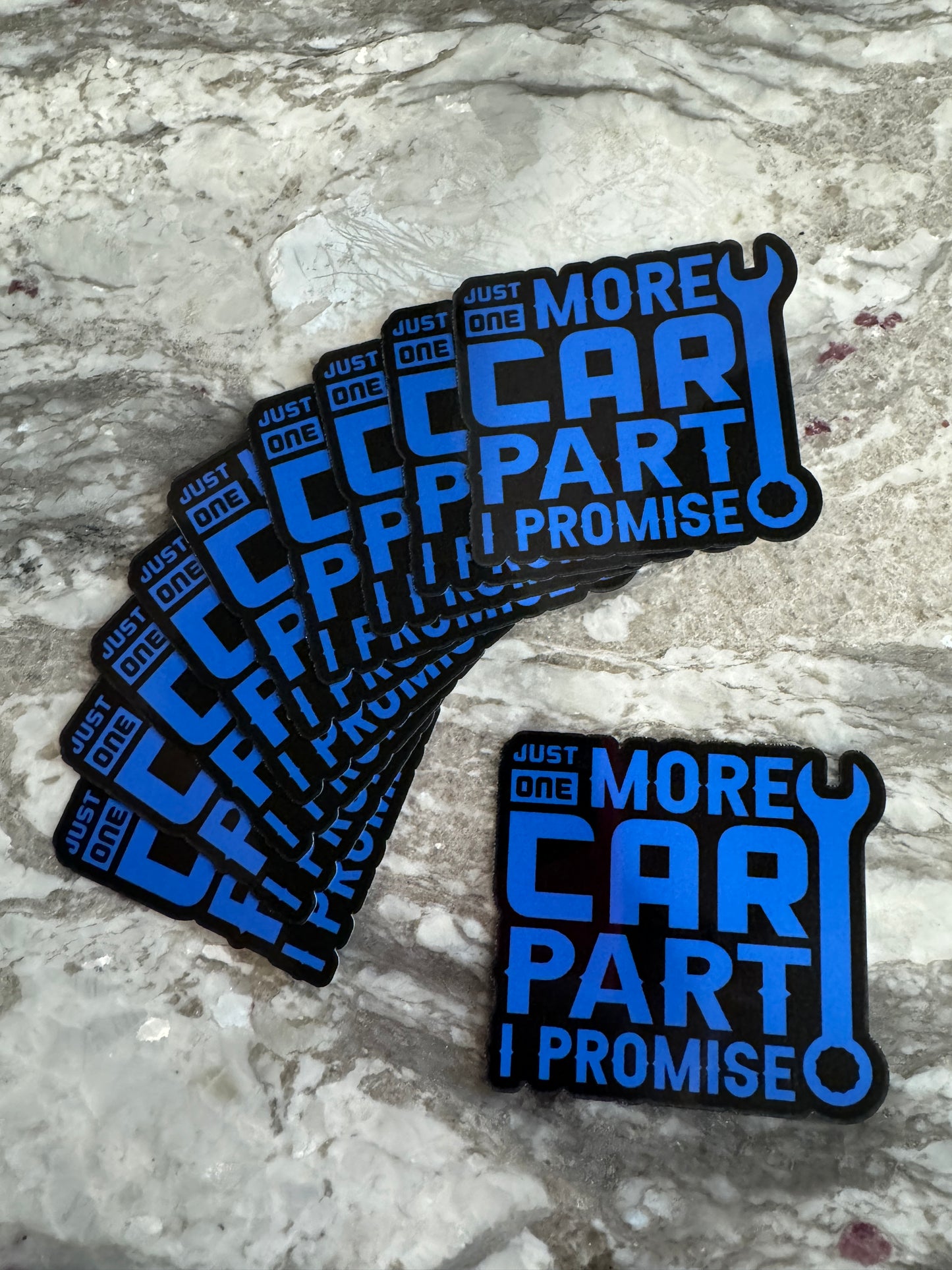 One More Car Part Sticker
