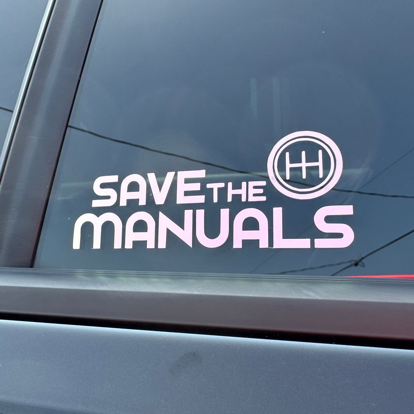 Save the Manuals Vinyl Decal