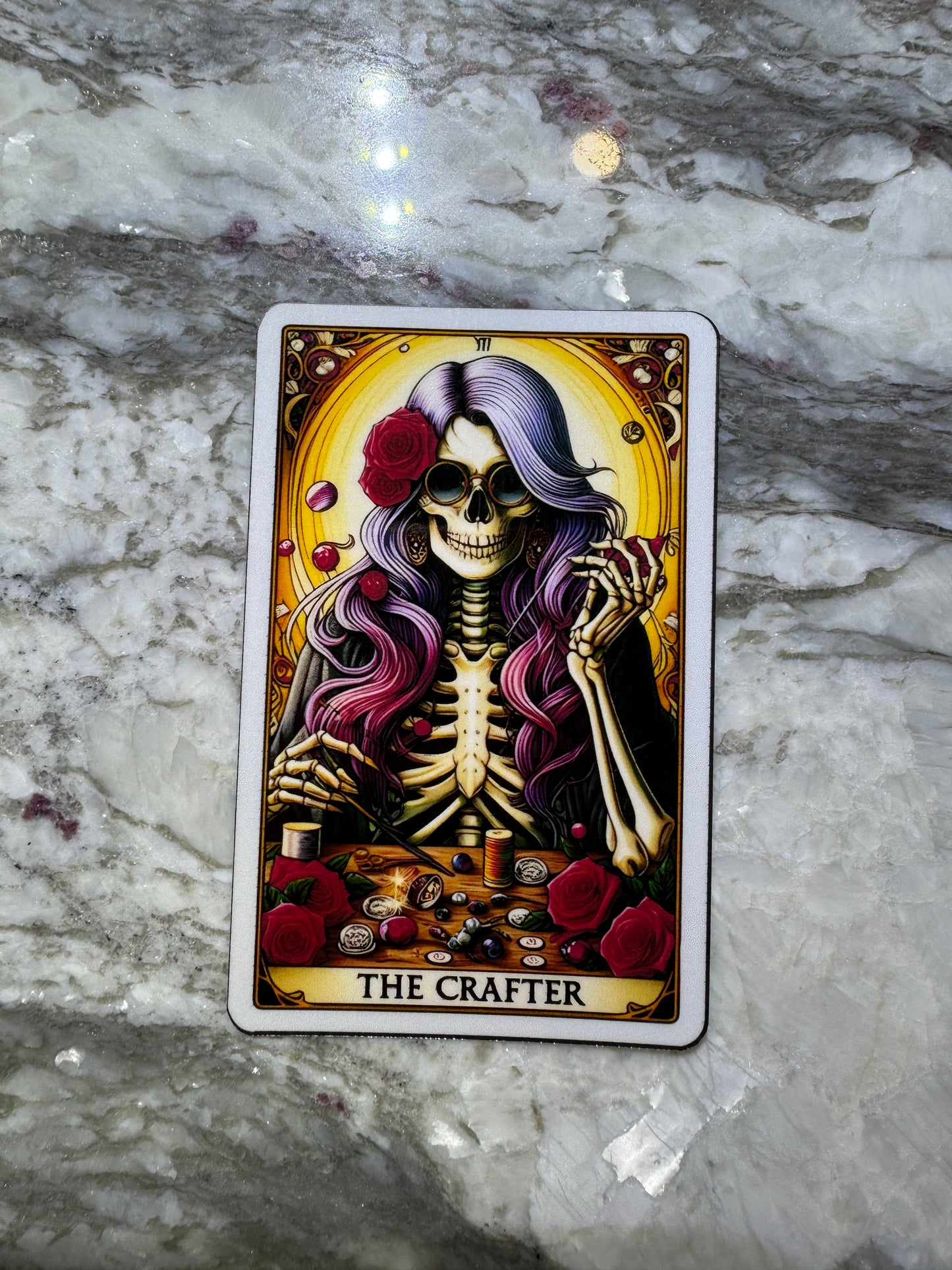 The Crafter Tarot Card Sticker