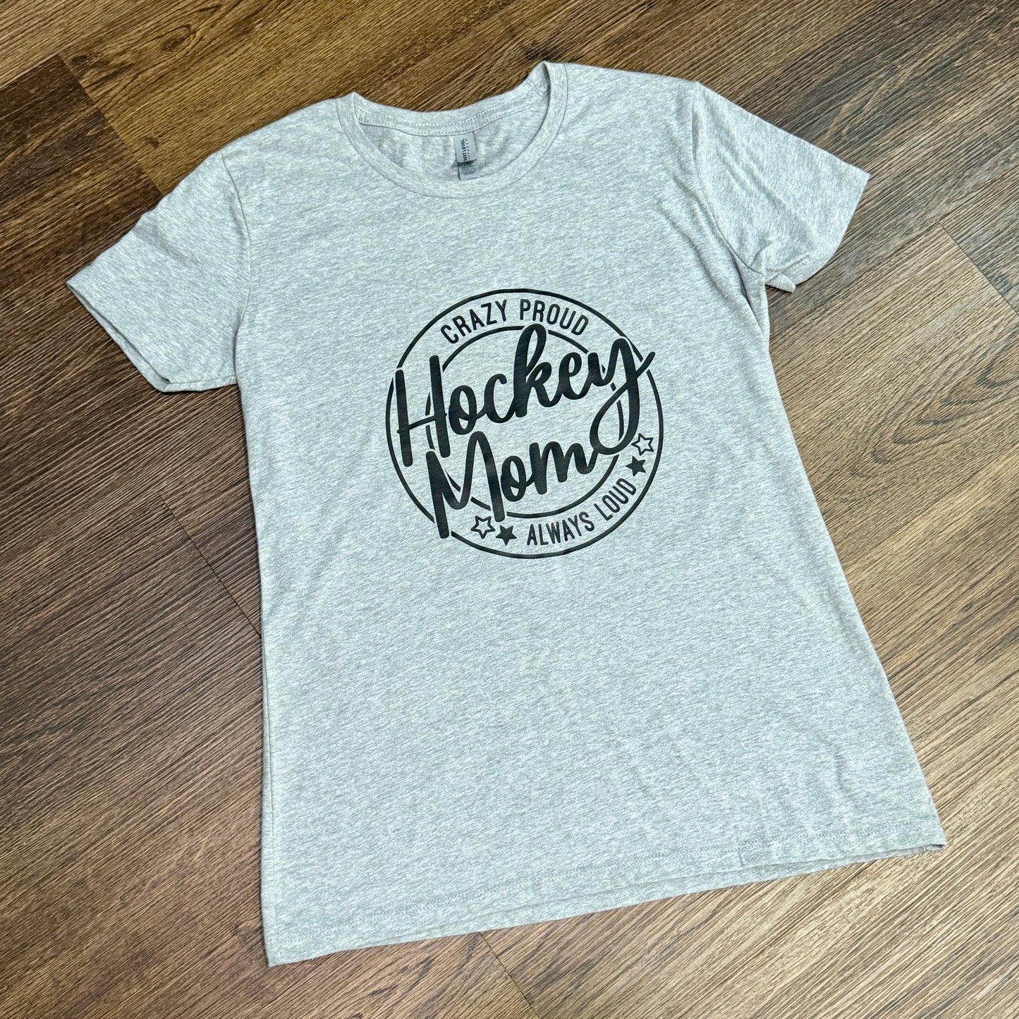 Proud Hockey Mom Ladies T-Shirt