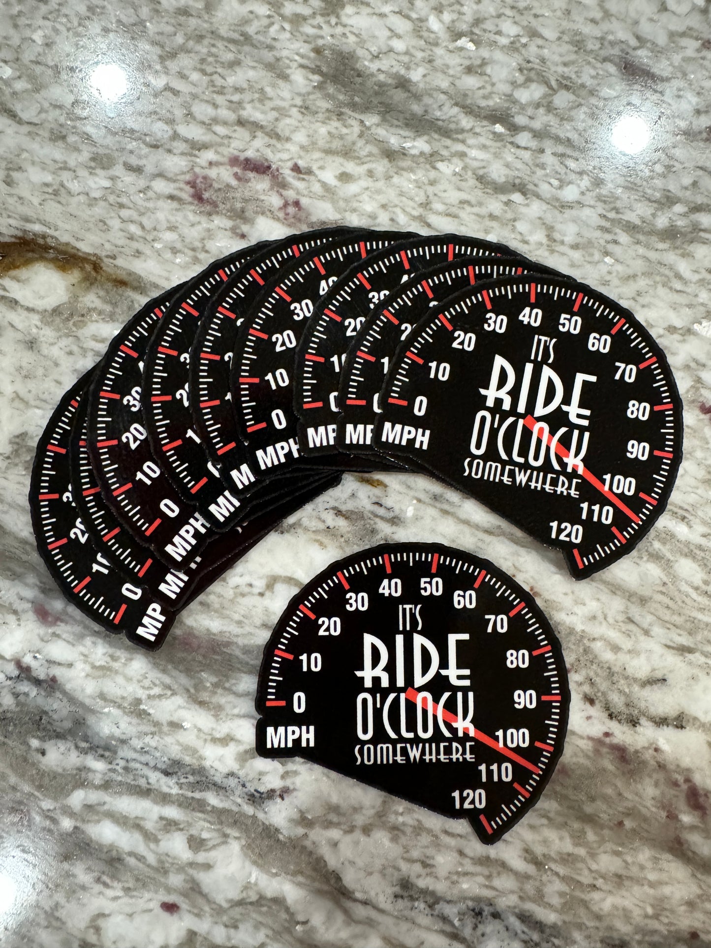 Ride O’Clock Somewhere Sticker