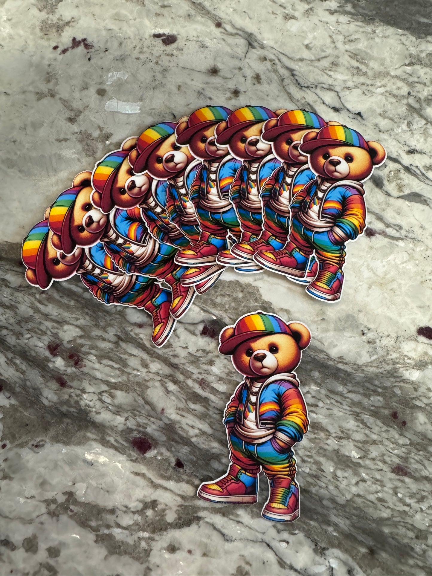 Pride Teddy Bear Sticker
