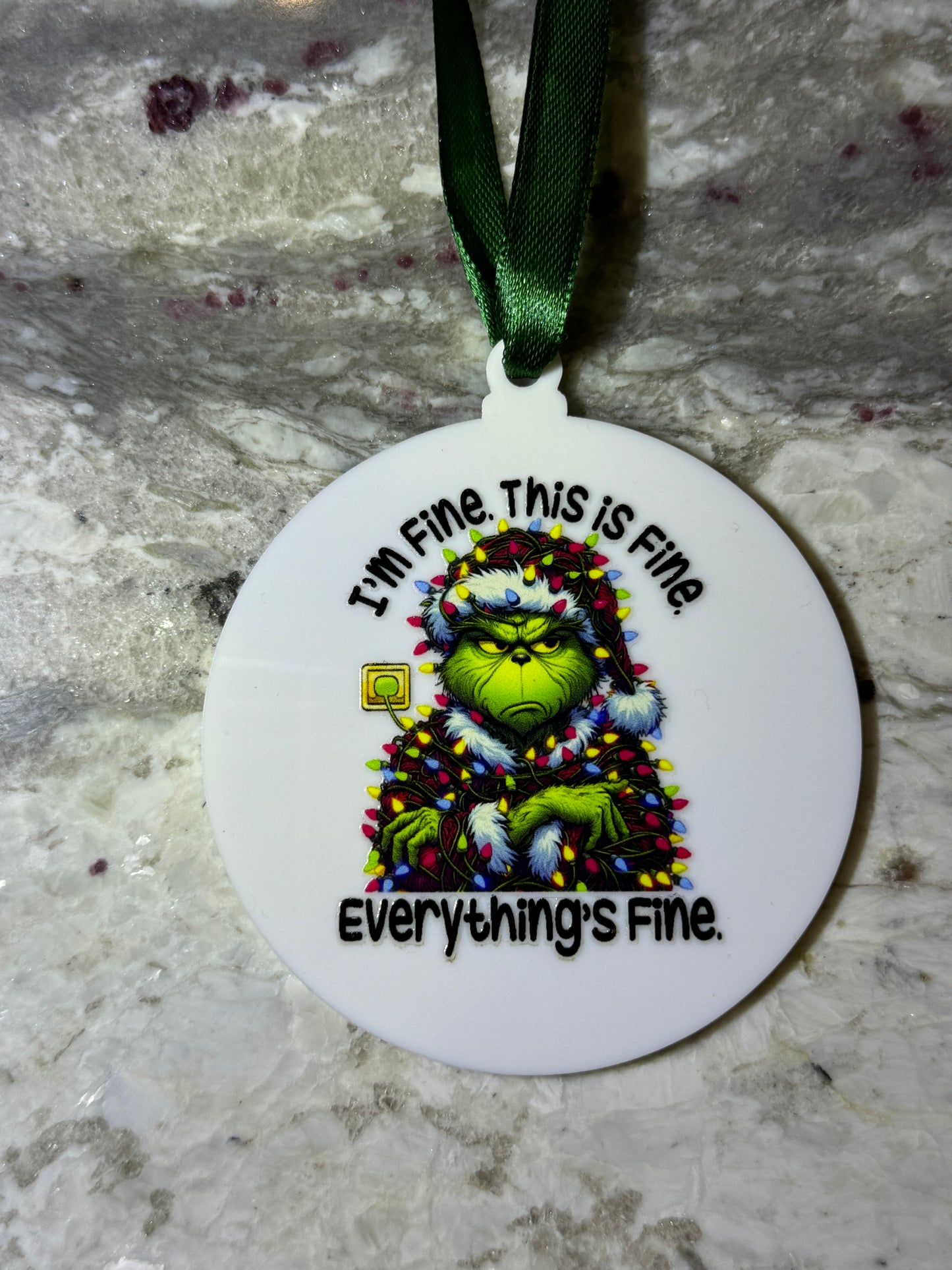 Mean One Everything’s Fine 3.5 Inch Ornament