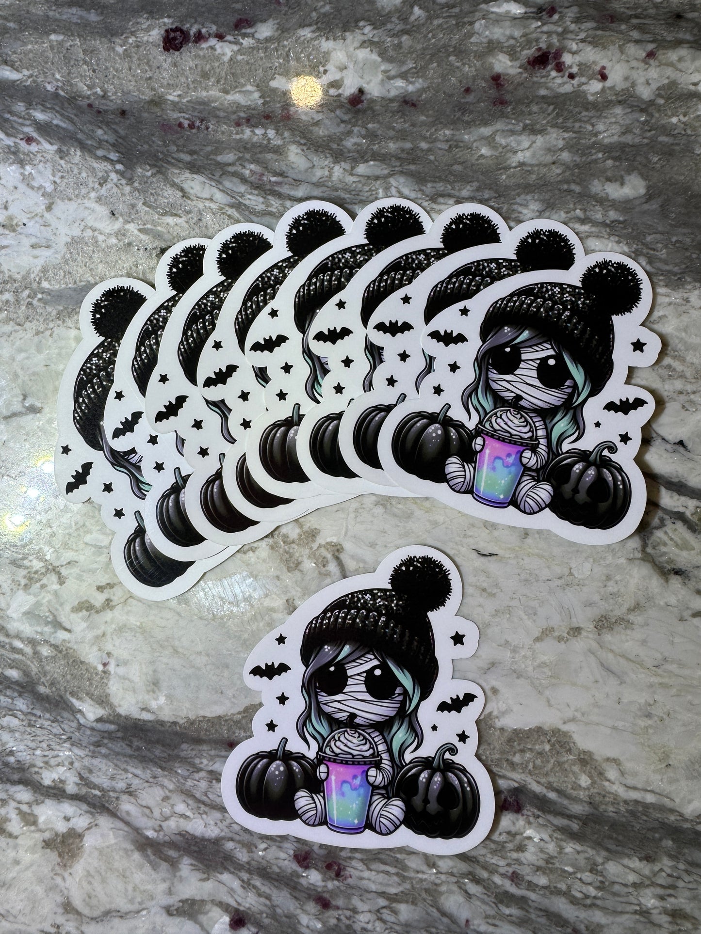 Cute Mummy Girl Sticker