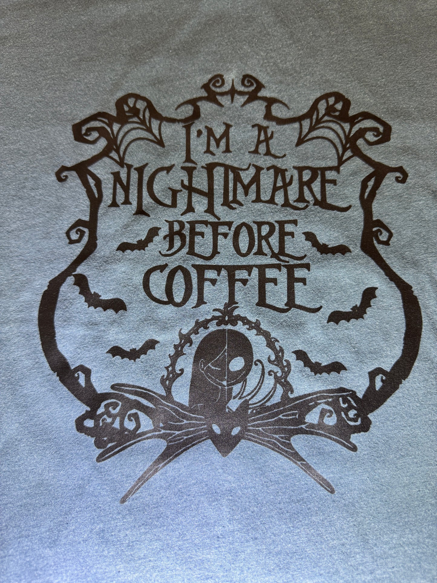 Nightmare Before Coffee Ladies T-Shirt