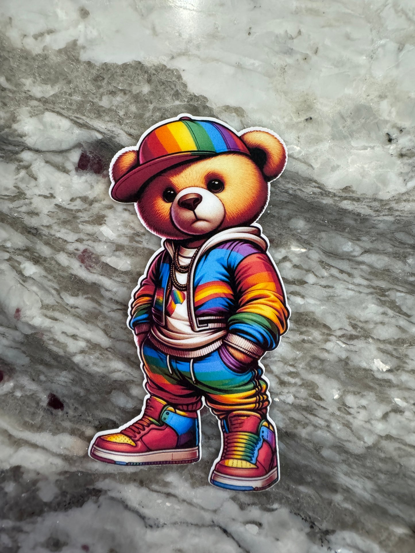 Pride Teddy Bear Sticker
