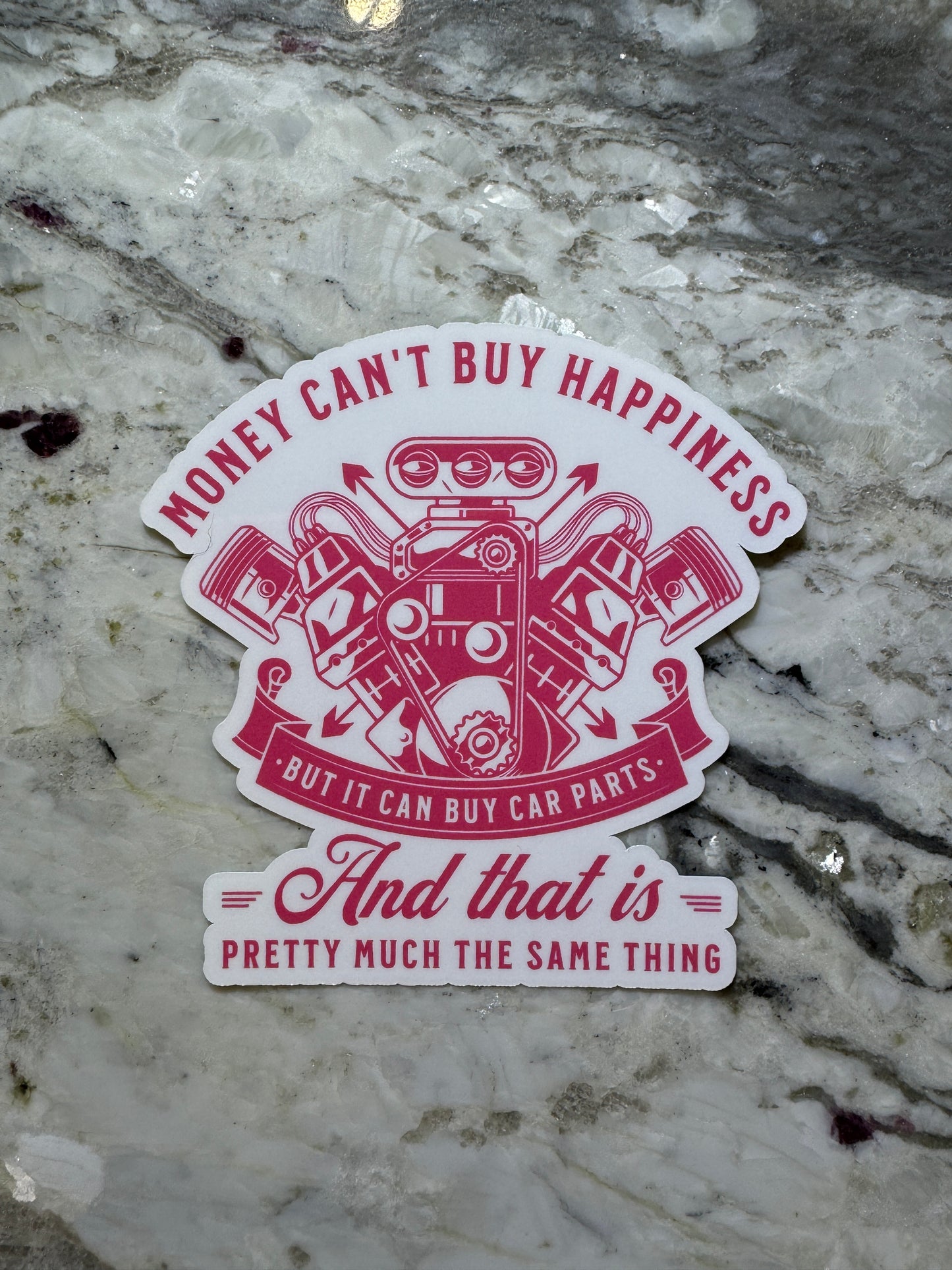 Money Can’t Buy Happiness Sticker