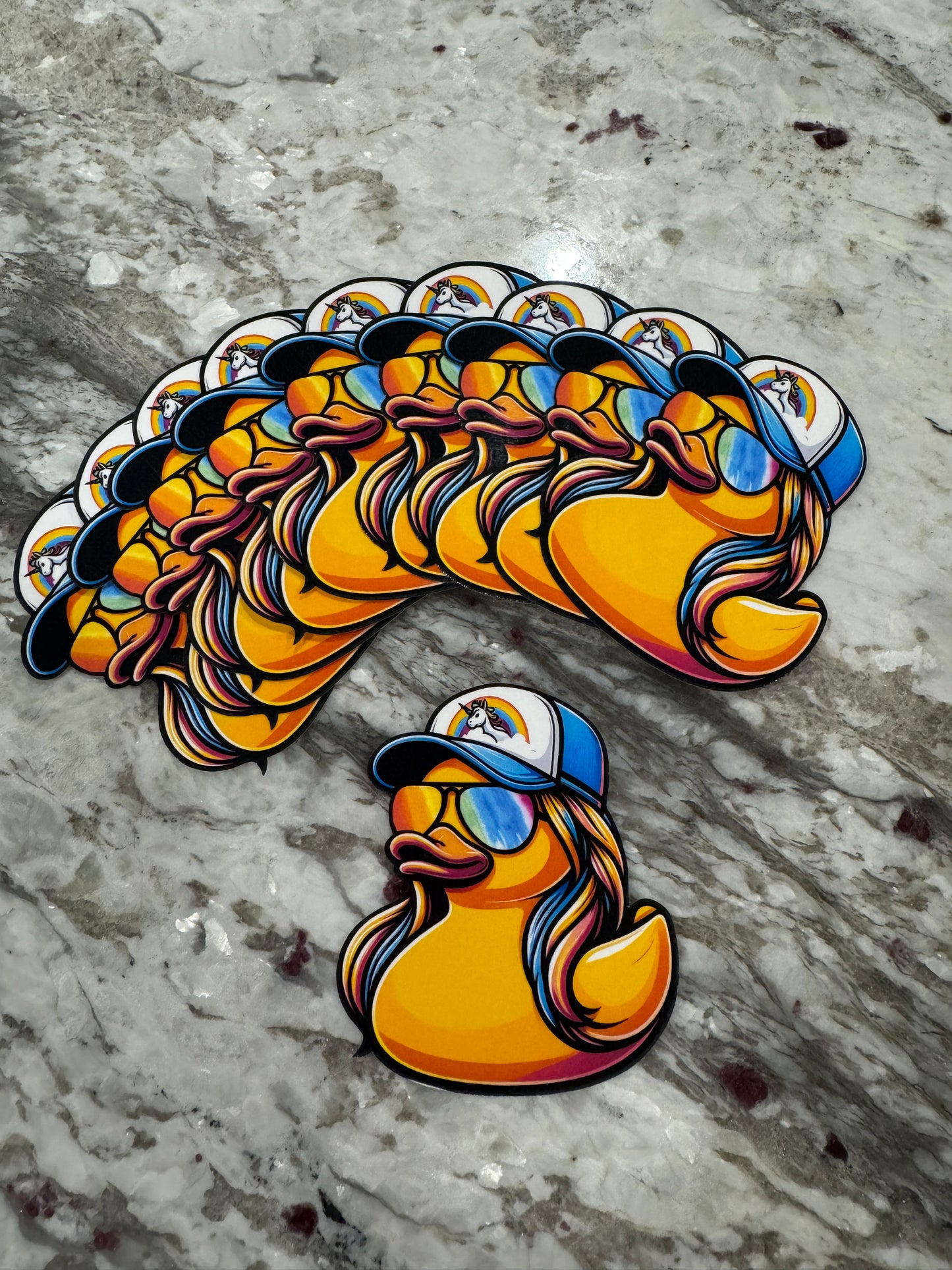 Pride Chick Rubber Ducky Sticker