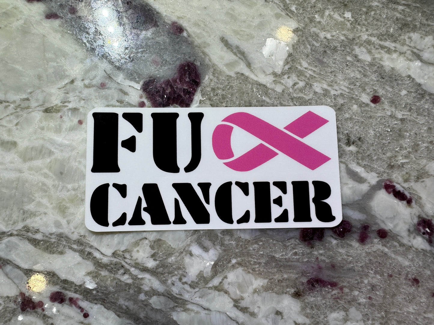 Fu*k Cancer Sticker