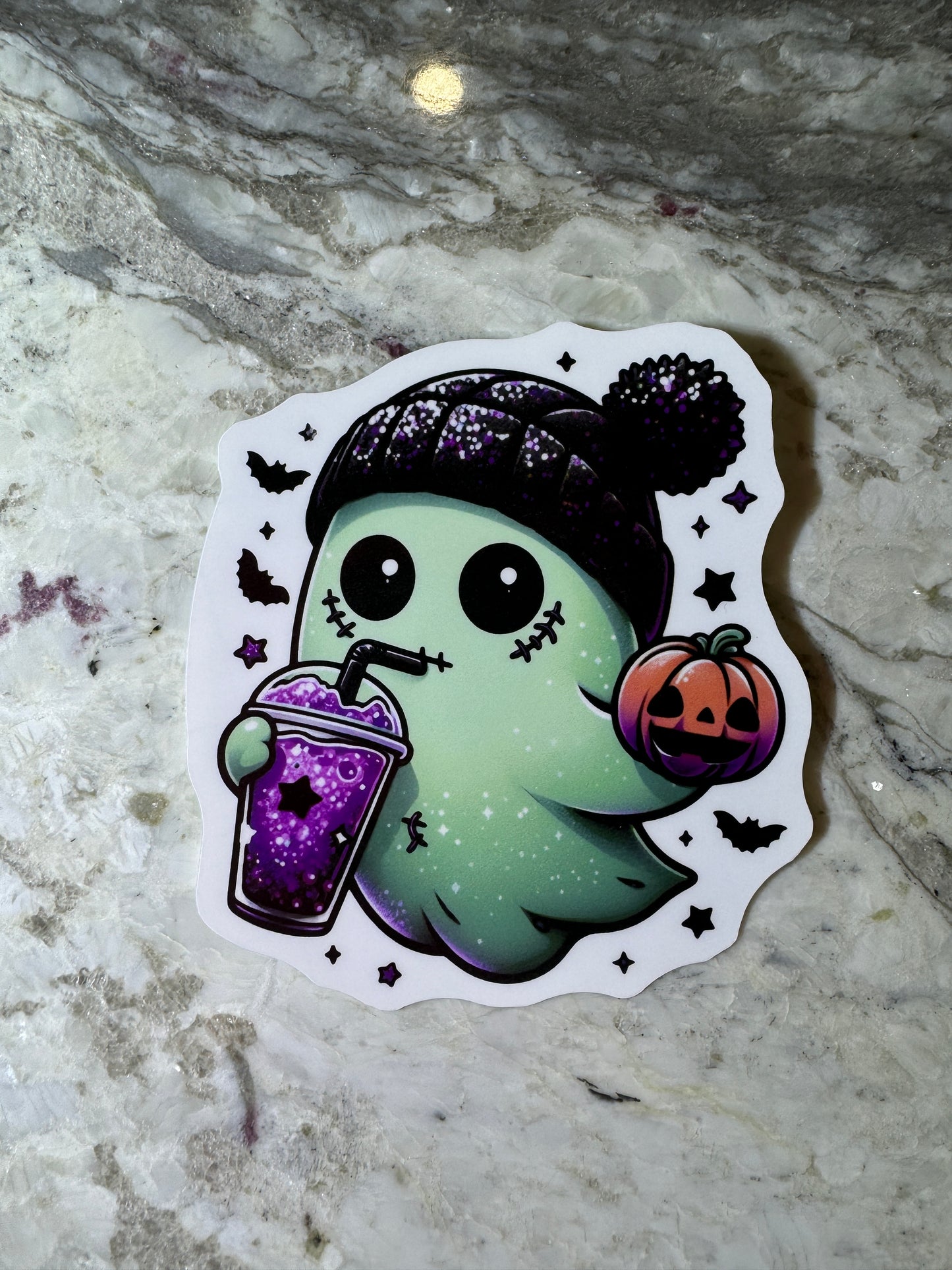Cute Zombie Ghost Sticker