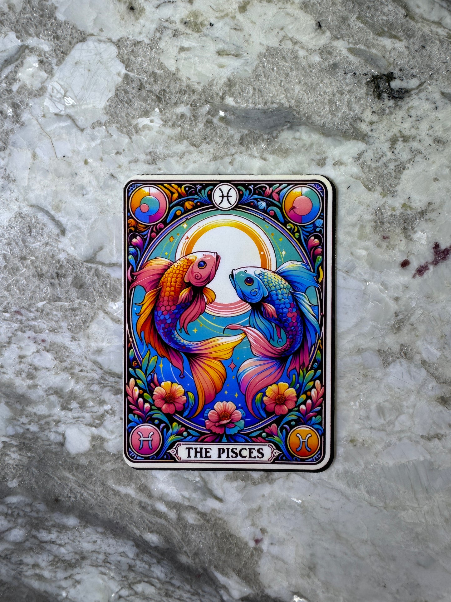 Pisces Tarot Card Sticker