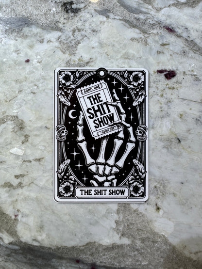 The Shit Show Tarot Card Sticker