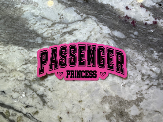 Passenger Princess Sticker