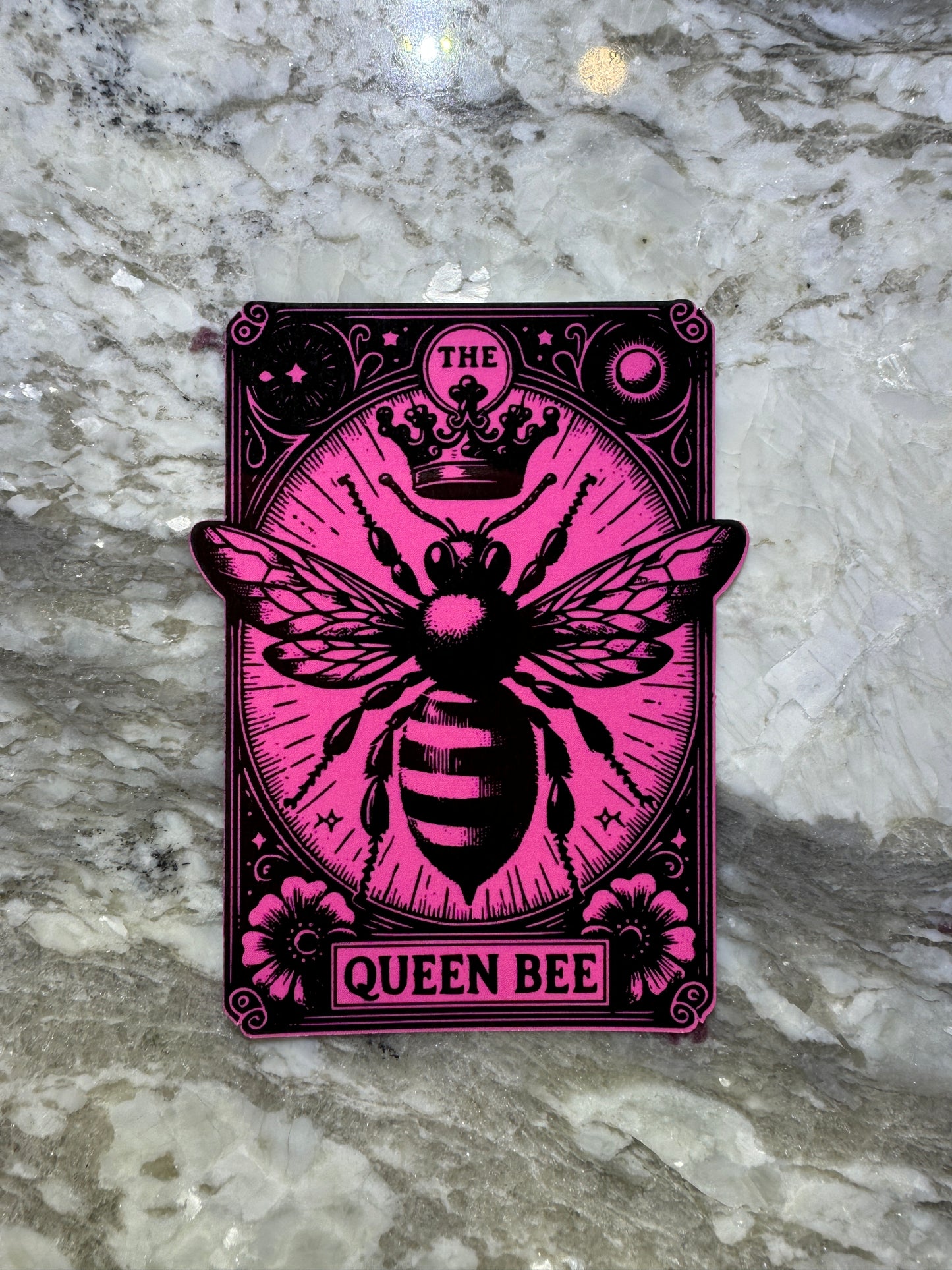 Queen Bee Tarot Care Sticker