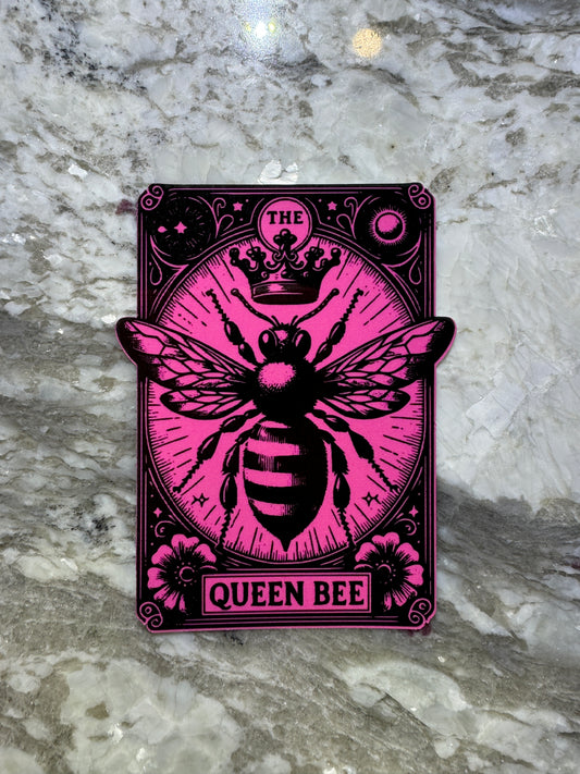 Queen Bee Tarot Care Sticker