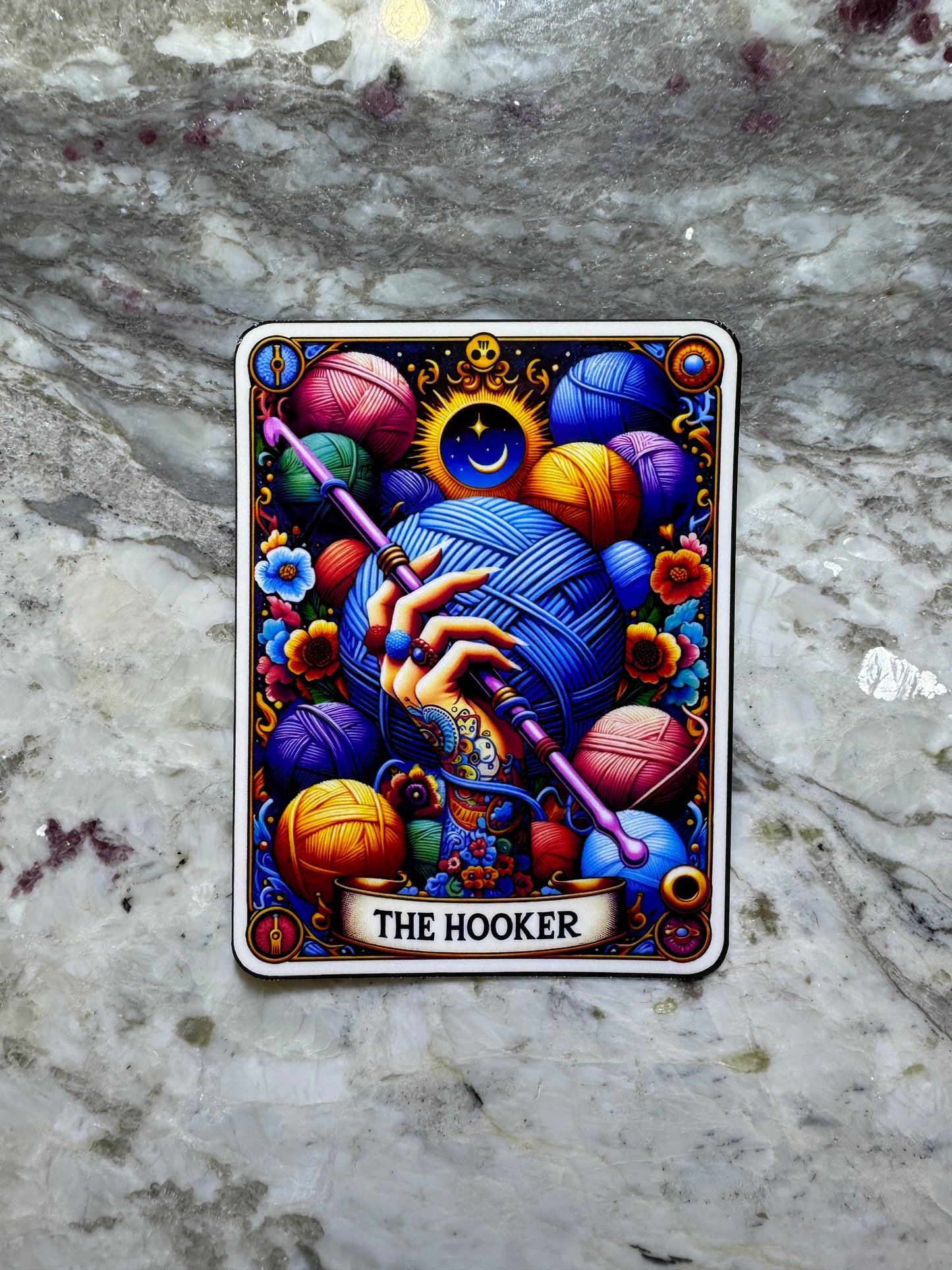 The Hooker Tarot Card Sticker