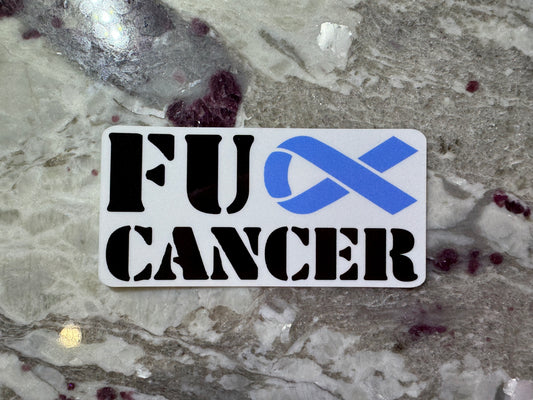 Fu*k Cancer Sticker