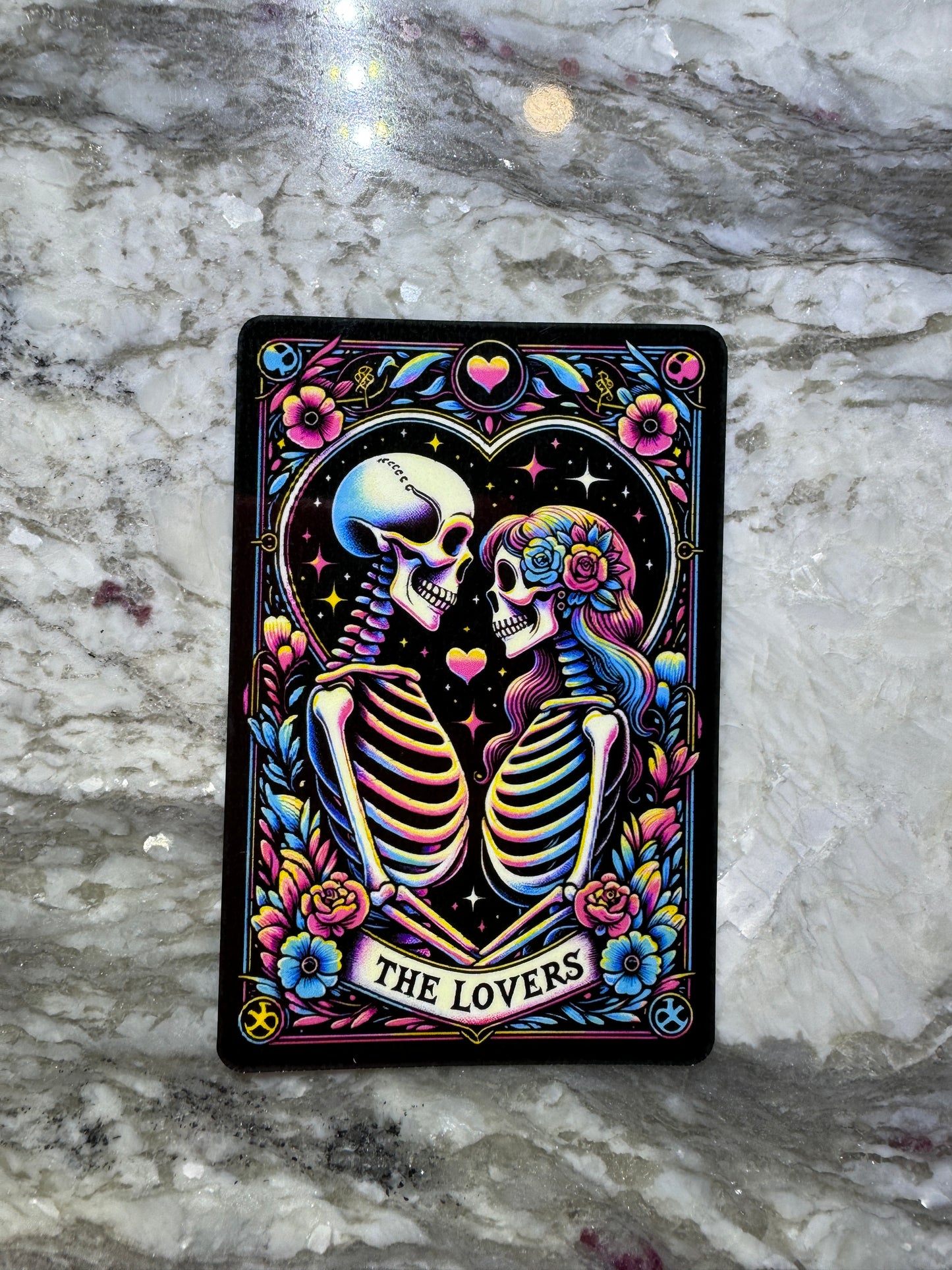 The Lovers Tarot Card Sticker