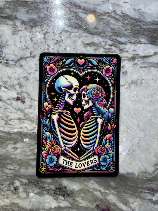 The Lovers Tarot Card Sticker