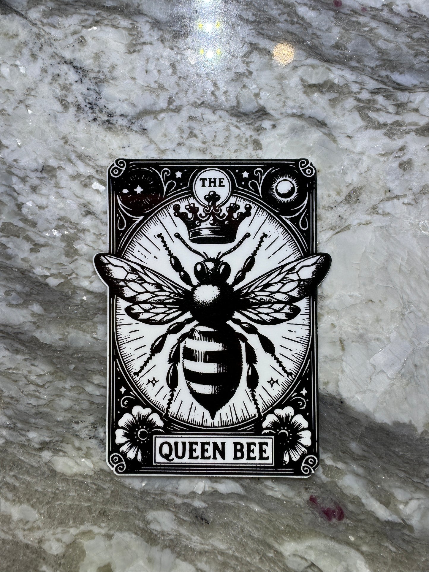 Queen Bee Tarot Care Sticker