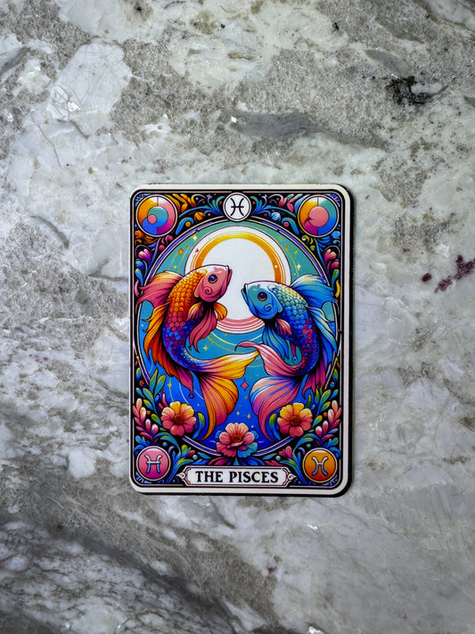 Pisces Tarot Card Sticker