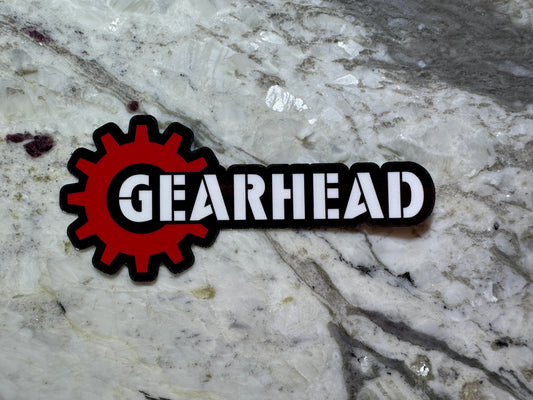 Gearhead Sticker